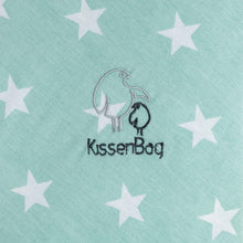 Cargar imagen en el visor de la galería, Kissenbag Verde Agua Estrellas Blancas
