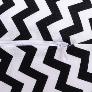 Kissenbag Zigzag Negro