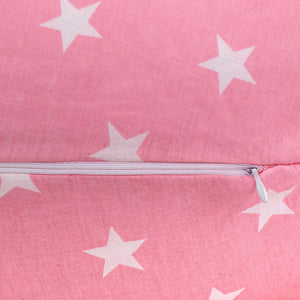 Kissenbag Rosado Estrellas Blancas