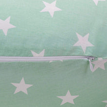 Cargar imagen en el visor de la galería, Kissenbag Verde Agua Estrellas Blancas
