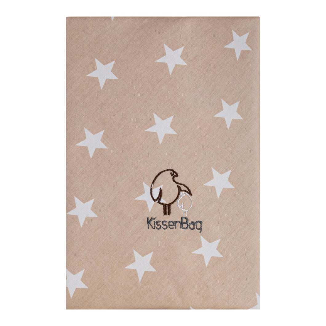 Funda Beige Estrellas Blancas