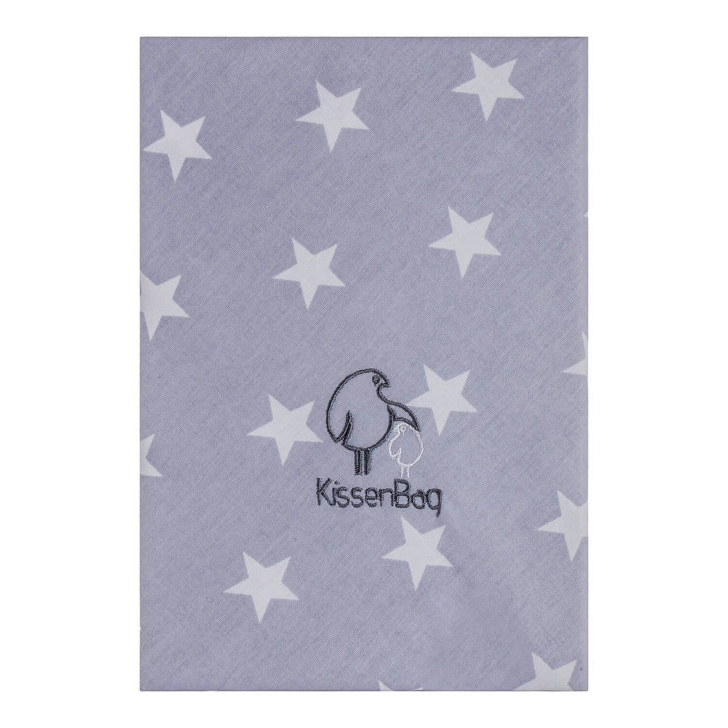 Funda Gris Estrellas Blancas