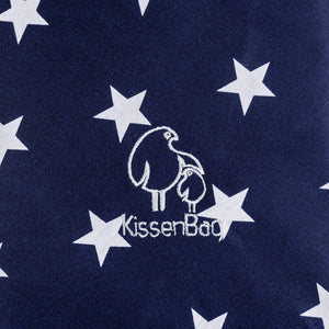 Kissenbag Azul Marino Estrellas Blancas