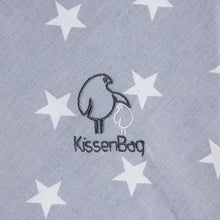 Cargar imagen en el visor de la galería, Kissenbag Gris Estrellas Blancas
