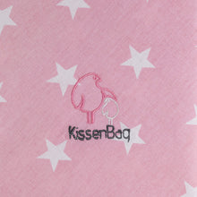 Cargar imagen en el visor de la galería, Kissenbag Rosado Estrellas Blancas
