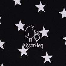 Cargar imagen en el visor de la galería, Kissenbag Negro Estrellas Blancas
