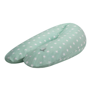 Kissenbag Verde Agua Estrellas Blancas