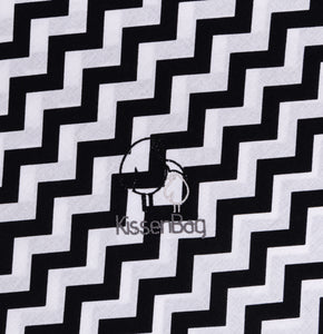 Kissenbag Zigzag Negro